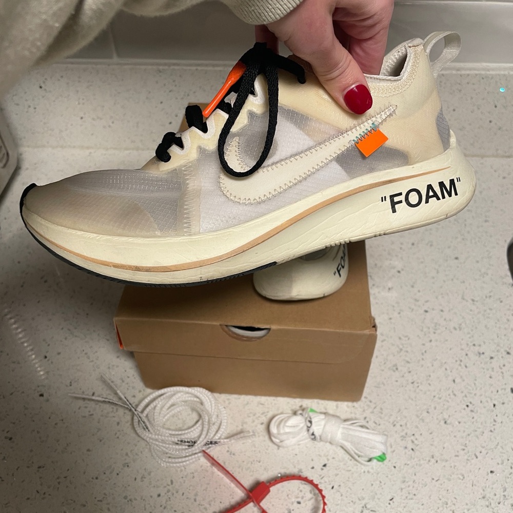 Nike Off-White x Zoom Fly The 10 - Picture 7 of 12